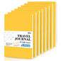 feela 8 Pack Soft Cover Journal Bulk, Notebooks College Ruled for Work, Lined Travel Journal for Women Men, Note Taking Notebook School Supplies Business Writing, 8.2” x 5.5”, A5, Yellow - color: 8 Yellow