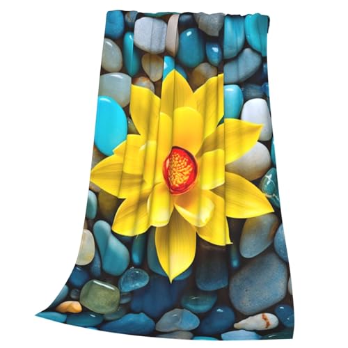 Zen Blanket Anti Pilling Throw Yoga Spa Meditation Spiritual Fleece Flannel Lightweight Cozy Bedspread Living Room Women Adults and Kids Bed Sofa 60"X50" - color: Zen1