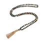 8mm Natural Stone 108 Mala Beads Necklace for Men and Women - color: Green Agate