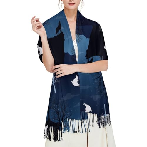 Autumn Winter Pashmina Shawls Wraps Scarf for Woman Girl - color: Picture (620)