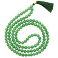 Amazing Gemstone Green Aventurine Mala Beads - 108 Prayer Beads for Meditation and Mindfulness Practice, Handcrafted Mala Beads with Natural Gemstones for Spiritual Healing and Relaxation (Plain) - color: Green Aventurine, style: Plain