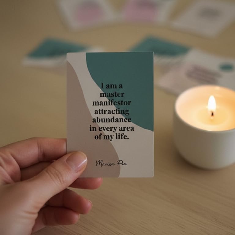 Marisa Peer Affirmation Cards – 52 Positive Mindset & Self-Love Cards – Daily Inspiration, Daily Affirmations For Women, Encouragement Gifts For Women.