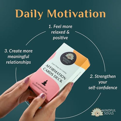 MINDFUL SOULS Card Deck (Positive Affirmations Cards Deck)