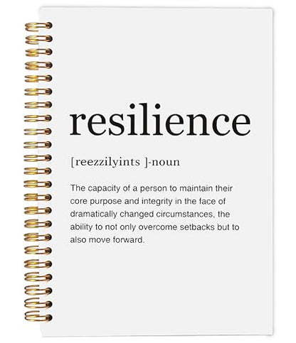 Inspirational Notebook,Inspirational Journal,Inspirational Journal for Women Men Writing,Resilience Spiral Notebook 8.3×5.5 Inch - color: 5-explanation-notebook