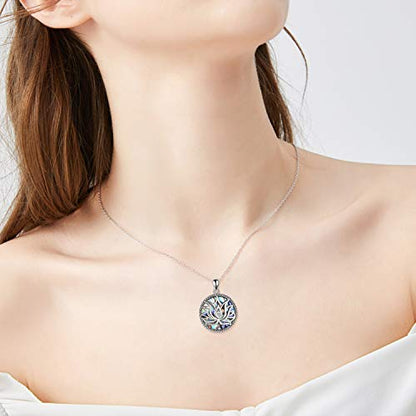 ONEFINITY Lotus Necklace 925 Sterling Silver Moonstone Pendant Necklace Yoga Lotus Jewelry for Women - style: style A