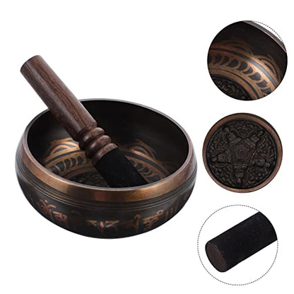 1set Nepal Bowl Meditation Meditation Bowl Sound Rod for Deep Relaxation