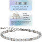 LPBeads Beaded Bracelets for Women Energy Gemstone Charm Jewelry Adjustable Bracelet Gifts for Mom, Daughter, Wife, Friends, Bestie - color: Moonstone