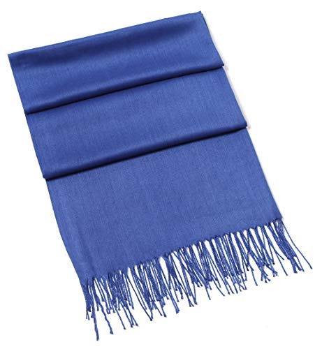 Cindy & Wendy Pashmina Shawls and Wraps Scarf for Women Soft Large Winter Shawl for Evening Dress Wedding Party - color: Royal