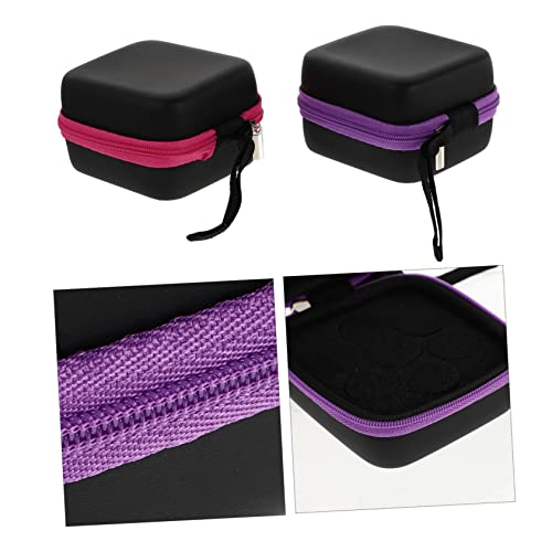 Ipetboom 1pc Portable Storage Bag Holder for Travel Outdoor Use Shockproof Eva Case Zipper for Neat Organization