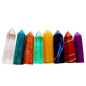 Sets of 7/8/10 Pcs Healing Crystal Stone Wands,Hexagona,Single Pointed,Chakra 6 Faceted Column Prism,Reiki Gemstones,Energy Balance,Meditation Natural Gem Kits Home Decor (8pcs Set) - color: 8pcs Set
