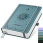EMSHOI 2 Packs A5 Blank Notebook Journal - 320 Pages, 100gsm Thick Paper, Hardcover Leather, Art Sketchbook for Drawing, Unlined