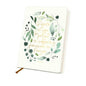 Inspirational Lined Journal Notebook for Women Men, 200 Pages A5 Hardcover Leather Journals for Writing Note Taking, Bible Verse College Ruled Notebook Diary Notepad, Watercolor Leaves - color: Multi 1294