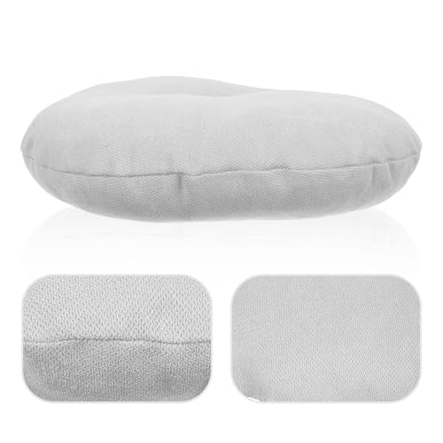 Meditation Floor Cushion Large Grey Cotton Tatami Seat Pillow Soft Tufted Cover Floor Cushion for Adults Yoga Lounge Seating and Home Décor