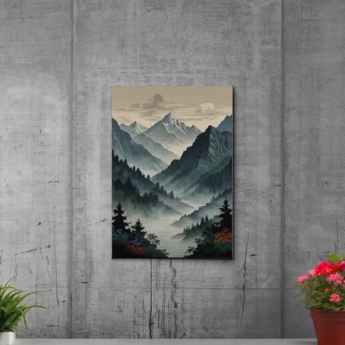 Japanese Wall Art, Minimalist Wall Art, Neutral Abstract Art, Modern Minimalist, Zen Wall Art, Zen Printed Wall Art, Japanese Art Print, Canvas, Decor