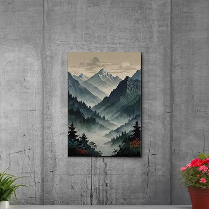Japanese Wall Art, Minimalist Wall Art, Neutral Abstract Art, Modern Minimalist, Zen Wall Art, Zen Printed Wall Art, Japanese Art Print, Canvas, Decor