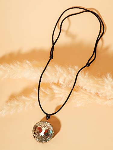 MINACHI Orgone Necklace, 7 Chakra Stone Orgonite Pendant for Spiritual Healing and Positive Energy Meditation - color: Tree of Life