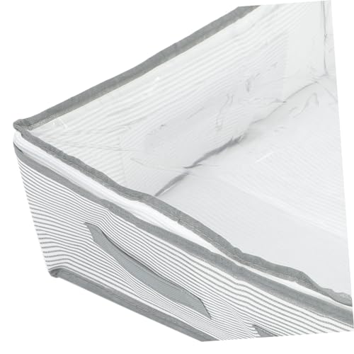 ABOOFAN Multi-Purpose Storage Bag with Handles Non-Woven Fabric Dustproof Organizer for Clothes and Blankets for Home and Travel Large Capacity