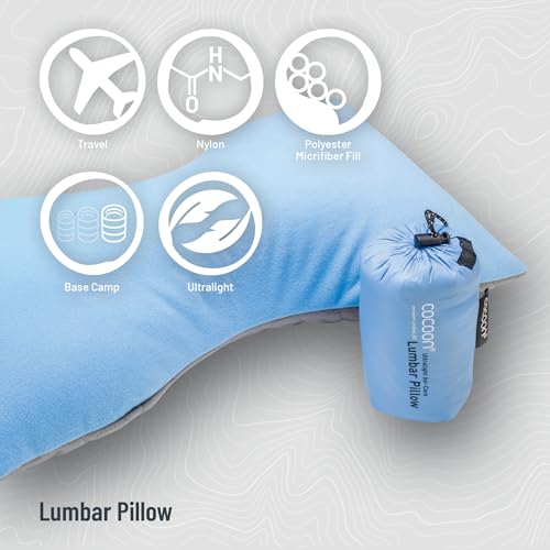 COCOON- Premium - Ultralight Lumbar Pillow - Indigo Blue