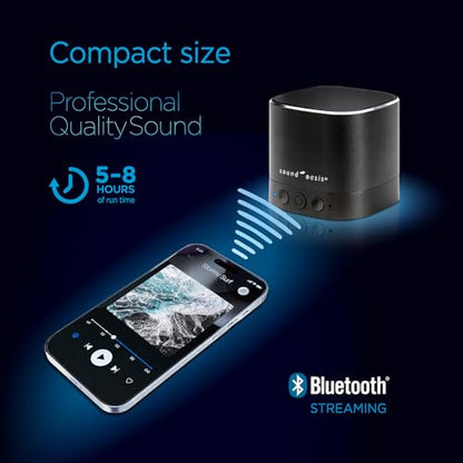 Sound Oasis® Bluetooth® Tinnitus Sound Therapy System® – 25 Built-in Tinnitus Relief & Relaxation Sounds, Extended 12-Hour Sound Tracks, Rechargeable Bluetooth Speaker for Sleep & Sound Masking - size: BST-80-25T