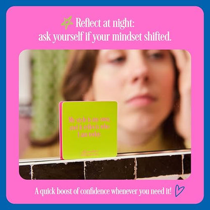 Affirmations You Deserve to Hear by Relatable – Graduation Gifts, Bold Daily Affirmation Cards for Women, Perfect Self Care Gifts, Birthday Gifts,& Motivational Cards for Friends – 100 Cards