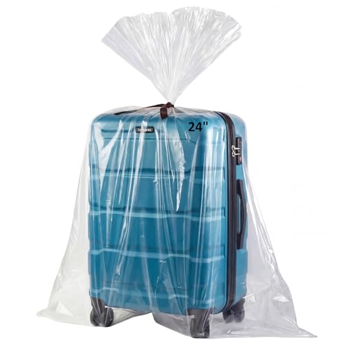 Wowfit 5 CT 36x50 inches Extra Large Clear Plastic Bags, Durable and Multipurpose, Transparent for Attic and Basement Storage (1.6 Mil Flat Bags) - size: 36"x50"