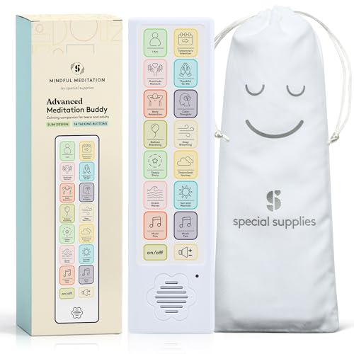 Special Supplies Meditation Buddy – Screen-Free Mindfulness & Breathing Device for Stress Relief, Daily Meditation, Anxiety Relief, Calm Focus & Emotional Balance for Kids and Adults (Adults) - size: Adults