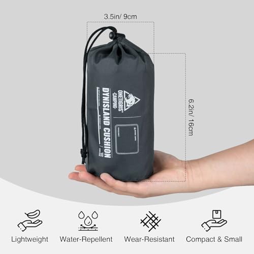 ONETIGRIS Inflatable Seat Cushion - Lightweight & Waterproof Inflatable Camping Seat Cushion Travel Cushion Stadium Seat Office Chair Car Pad