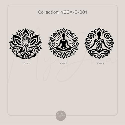 Meditation Engraved Ring - 14k Gold Buddhism Yoga Personalized Jewelry for Women