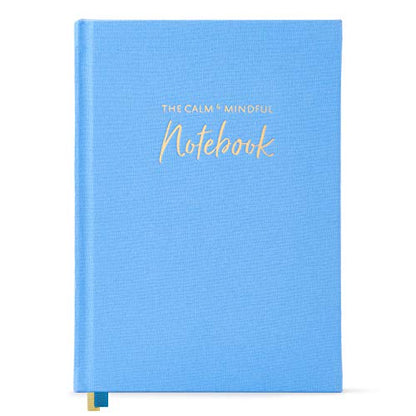The Calm & Mindful Notebook – Guided Mindfulness and Self Care Journal with Writing Prompts – 252 Hardbound Pages Promote Self Kindness, Meditation, Stress Relief and Gratitude (8.5” x 6”)