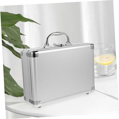 NUOBESTY Aluminum Alloy Portable Toolbox Sponge Insert Hard Storage Case for Outdoor Use for Tools and Instruments and Lightweight Design