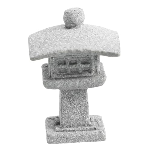 Miniature Statue Zen Garden Lantern Small Japanese Lantern for Indoor Outdoor Use - color: Assorted Color