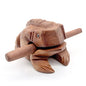 BSIRI 4" Frog Guiro Rasp - Small Instrument Musical Wooden Percussion Wood Block Instrument of Frog Noise Maker and Cool Music Gifts Ideas Funny Weird Instruments for Adults Made from Nature Wood - size: 4 Inches Size