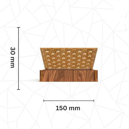 DYNWAVE Wooden Storage Box Gift Box Home Office Storage Stash Case with Lid Container Jewellery Trinket Box for Card Jewelry Keepsakes