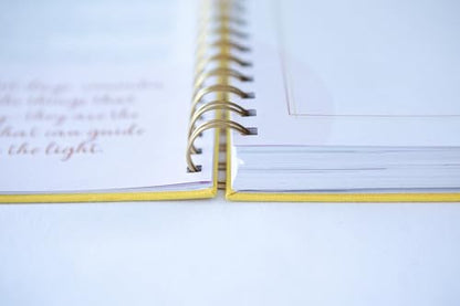 Journals for Women - Inspired to Be Me Journal - Self Care Gifts for Women - Journal Planner with Weekly Intention & Reflection Pages - Gift for Women's Personal Growth & Healing Journey - color: Yellow