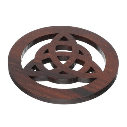 PRETYZOOM Practical Altar Tile Hand-Carved Star Decoration for Home Decor Rituals and Ceremonies Unique Spiritual Ornament for Family Sacrifices and Altar Use
