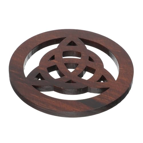 PRETYZOOM Practical Altar Tile Hand-Carved Star Decoration for Home Decor Rituals and Ceremonies Unique Spiritual Ornament for Family Sacrifices and Altar Use