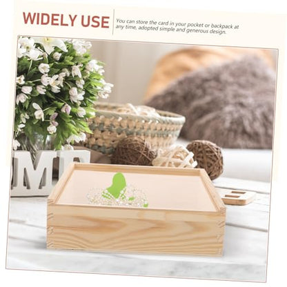 Acrylic Storage Box Sliding Lid Multi-functional Organizer for Jewelry and Trinkets Sturdy Acrylic Lid Suitable for Home and Office Use
