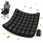 Inflatable Travel Seat Cushion for Airplane, Press-to-Inflate Air Cell Cushion, Portable & Foldable for Long Sitting, Car, Office, Wheelchair (49-Cell Air Cushion)