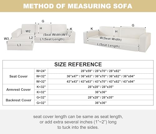 vctops Boho Cotton Quilted Couch Cover Soft Embroidered Sofa Cover Non-Slip Dog Bed Cover Scalloped Sofa Slipcover Washable Furniture Protector Cover (Cream,28"x70") - color: Cream, size: 1pc/28"x70"/Rectangular