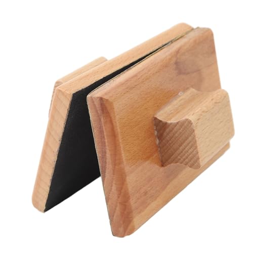 KIMISS 1 Pair Musical Sand Block 10x6cm Wooden Instrument Music Ornaments for ' Rhythm and Percussion Performance