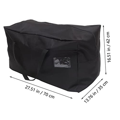 PRETYZOOM Large Waterproof Storage Bag for Bedding and Clothing Heavy Duty Oxford Cloth Luggage Bag for Moving and Organizing Comforters Pillows and Laundry