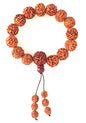 OMA Rudraksha Bracelet Spiritual Healing Stretch Bracelet to Regulate Blood Pressure and Body Fat BRAND - style: Meditation