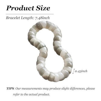 72ore Bodhi Bracelet Fidget Bracelet for Women Natural Bodhi Seed Bracelets Stretch Protection Healing Jewelry Anxiety Relief Items - color: A6:bodhi bracelet