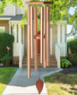 Sympathy Wind Chimes for Outside Deep Tone, Memorial Loss of a Loved, Large Wind Chimes with 6 Thicken Tubes & Hook, Outdoor Gifts Mother, Garden Decor (45IN Gold) - size: 45IN gold