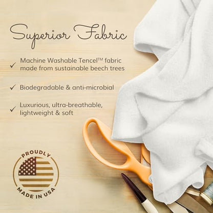 Travel Shawl Wraps for Women - 68x35in Wrap. Lightweight Pashmina, Airplane Travel Blanket Scarf. Made In USA - color: Eco Cashmere - Ivory White