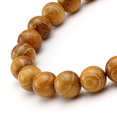 Men Women Wooden Bead Bracelet Natural Wood Yoga Bracelet Bangle - color: E:6pcs 8mm