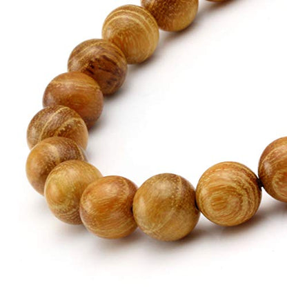 Men Women Wooden Bead Bracelet Natural Wood Yoga Bracelet Bangle - color: E:6pcs 8mm