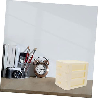 VALICLUD Multi-layer Plastic Storage Box Drawers Versatile Desktop Organizer for Jewelry Cosmetics and Accessories for Teens and Girls Room Decor