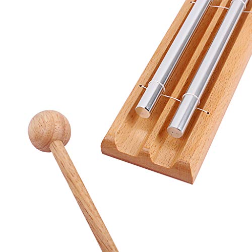 Alnicov Meditation Chimes，With Mallet ，Teacher Tools，For Prayer Yoga Eastern Energies Music Gift