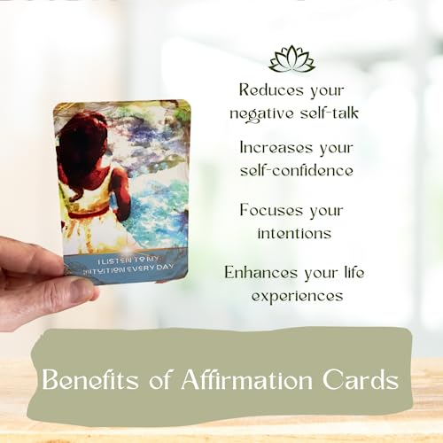 SOULSHINE JOURNEY 52-Packs Of Affirmation Card Positive Affirmations For Women | Inspirational Cards Anixiety Relief Items For Teens Mindfulness Gifts For Teachers